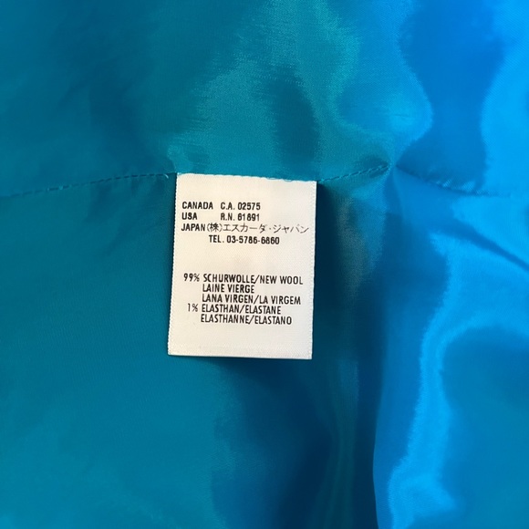 Light wool fabric dress with draping in perfect condition - Picture 6 of 7